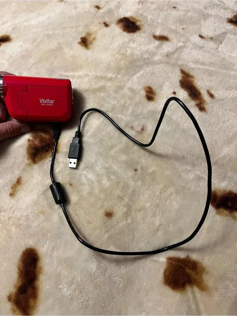 Vivitar DVR 503HD Red Compact Camcorder